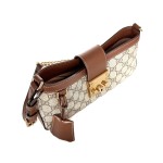 古驰 Padlock 系列小号 GG Supreme 帆布斜挎包